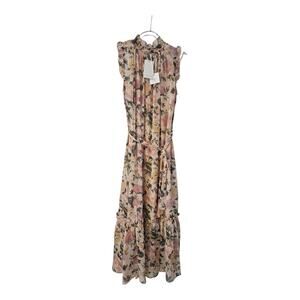Ivy & Hope Rosalyn NWT Long Dress Floral Sheer Overlay Sleeveless Size 8 READ